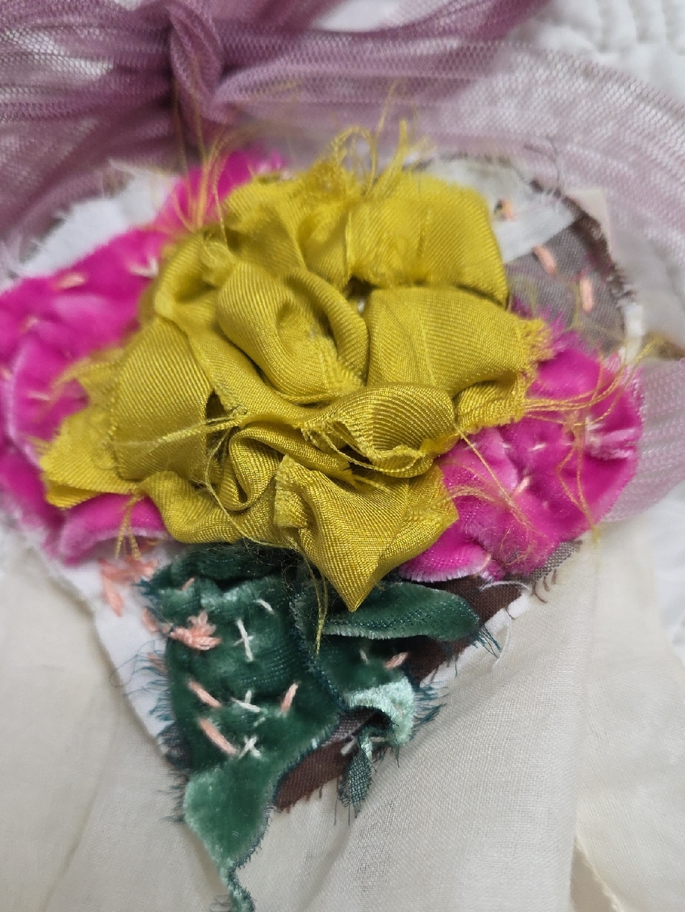 JABOT💓MOSSIE ANNA ARTISAN DESIGN NWT OOAK - Picture 9 of 12